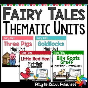 Preview of Fairy Tales Activities, Lesson Plans, Unit for Preschool Pre-K