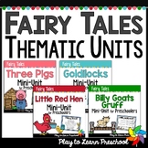 Fairy Tales Activities, Lesson Plans, Unit for Preschool Pre-K