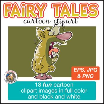 Preview of Fairy Tales Volume 1 Cartoon Clipart for ALL grades