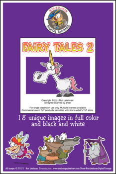 Preview of Fairy Tales Volume 2 Cartoon Clipart for ALL grades
