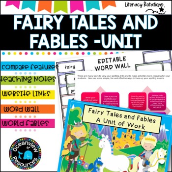 Preview of Fairy Tales and Fables Unit- K-2