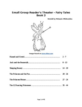 Preview of Fairy Tales for Small Group Reader's Theater - Book Two