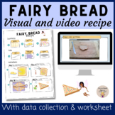 Fairy bread visual recipe with videos, data collection and