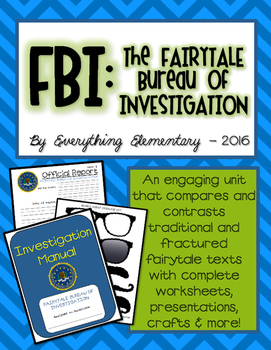 Preview of Fairytale Bureau of Investigation - A Literature Compare & Contrast Unit