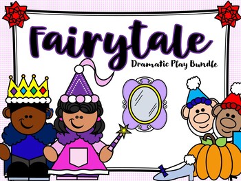 Preview of Fairytale Dramatic Play Bundle - Prince/Princess Bundle