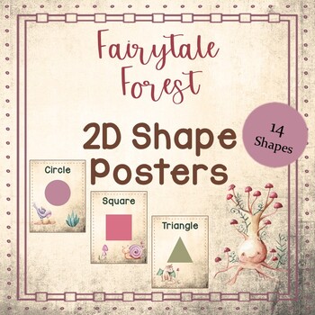 Preview of Fairytale Forest 2D Shape Posters