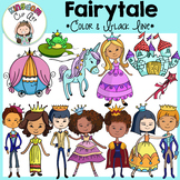 Fairytale Princess & Princes Clip Art