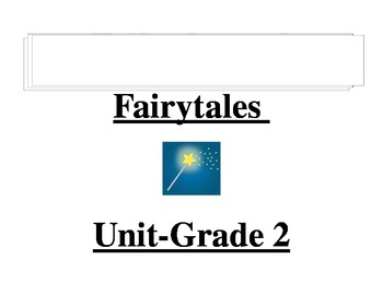 Preview of Fairytale and Folktale Unit