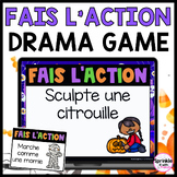 Fais l'action l'Halloween French Brain Break | French Drama Game