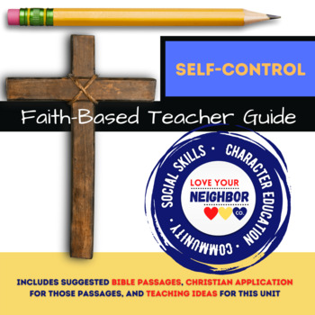 Preview of Faith-Based Teacher Guide - Bible, Christian Application, Self-Control