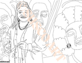 Faith Ringgold Coloring Page