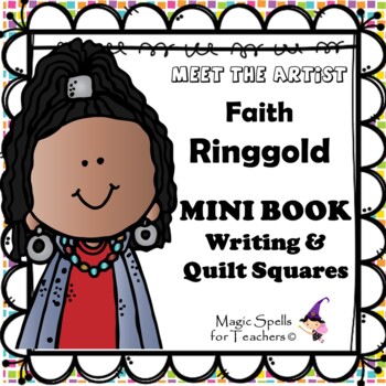 Preview of Faith Ringgold - Mini Book, Writing & Craft - Black History Month Art 