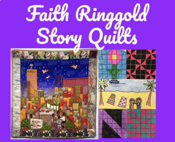 Preview of Faith Ringgold Story Quilt-Art Project-Black History Month-virtual or in-person 