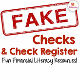 Fake Checks & Check Register - Ten Designs! {Fun Financial