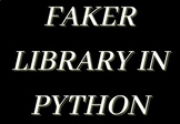 Fake Data Python Program ( code and notes on Faker Module)