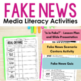 Fake News - April Fools Activity Pack for Media Literacy