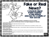 Fake or Real News? Help Students to Evaluate their Sources