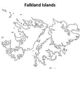 blank islands map