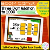 Fall 3-Digit Addition With and Without Regrouping BOOM™ Ca