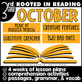 Fall 3rd Grade Rooted in Reading for October | Reading Les