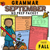 Fall 4th Grade ELA Morning Work | Daily Grammar Practice