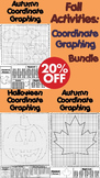 Autumn Math Activities Bundle: Fall Coordinate Plane Graph