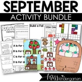 September Activities Apple Activities Bundle for Fall