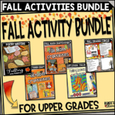 Fall Activities Creative Bundle for Upper Grades