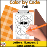 Fall Activities- Color by Code