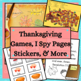 Fall Activities Coloring Pages I Spy Pictures and More