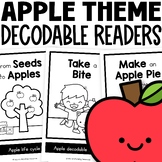 Fall Activities Decodable Readers Kindergarten Apple Craft