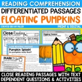 Fall Activities Close Reading Comprehension Passages & Que