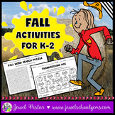 Fall Activities | Fall Worksheets for Kindergarten 1st Gra