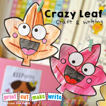 Preview of Fall Activities - Leaf Craft and Writing