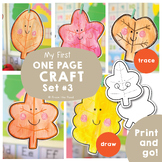 Fall Activities - One Page Crafts Set 3