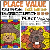 Fall Activities | Place Value Worksheets | Fall Coloring Pages