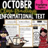 Fall Activities Reading Comprehension Critical Thinking Cl