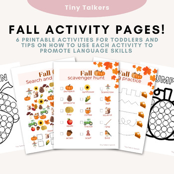 Preview of Fall Activities Sheet Bundle