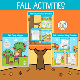 Fall Activities Ultimate Bundle - Fine Motor Visual Motor 