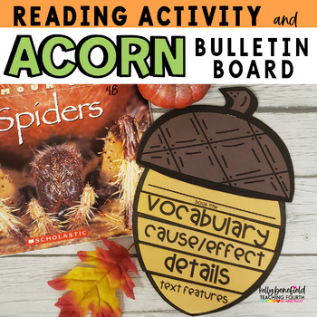 Preview of Fall Activities Writing Bulletin Board Acorn Reading Response