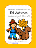 Fall Activities for 2's and 3's