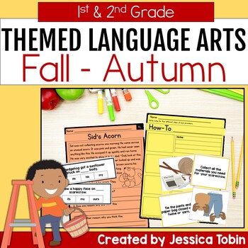 Preview of Fall Activities 1st 2nd Grade Language Arts - Reading, Writing, Grammar - Autumn