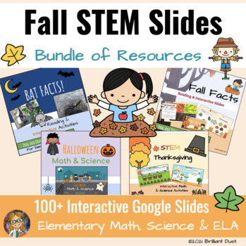 Preview of First Grade Fall and Thanksgiving Digital Activities | Google Slides