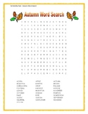 Fall Activity Pack - Autumn Word Search
