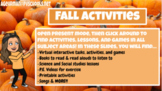 Fall Activity Pack- Math, Reading, Writing, Science, Soc. 
