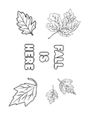 Fall Activity and Coloring Sets + EXTRAS