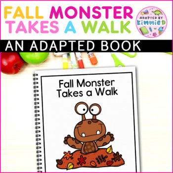 Preview of Fall Adapted Book for Special Education October Circle Time Adaptive Activity