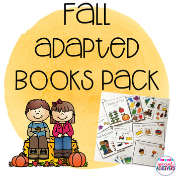 Preview of Fall Adapted Books Pack