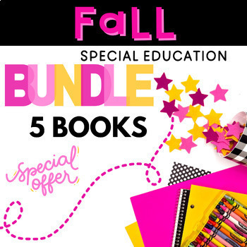 Preview of Circle Time Activities for Special Education 5 Fall Adapted Books