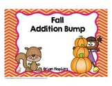 Fall Addition Bump Fluency Games